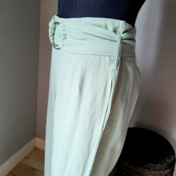 Mismash High Waist  Light Green Trousers NWT Sz Small - Picture 3 of 12
